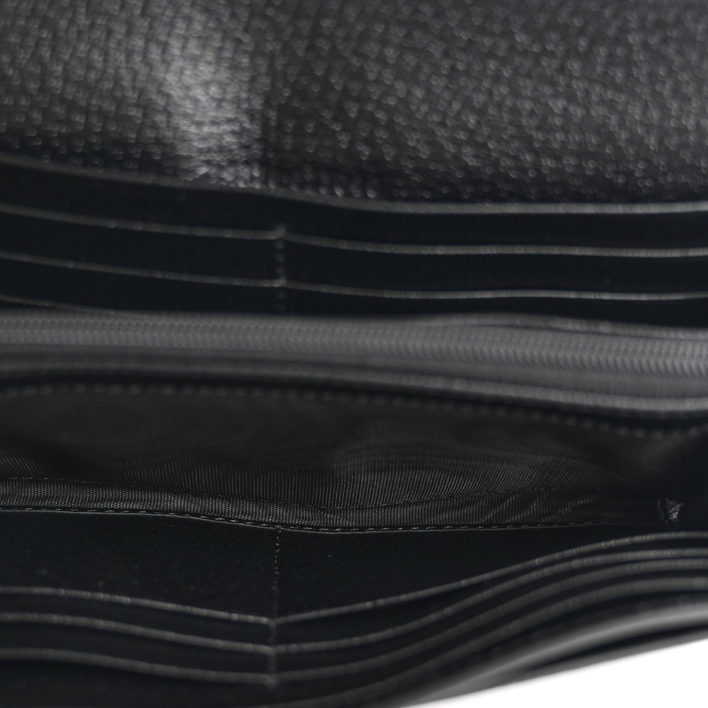 Calfskin Web Ophidia Continental Wallet Black