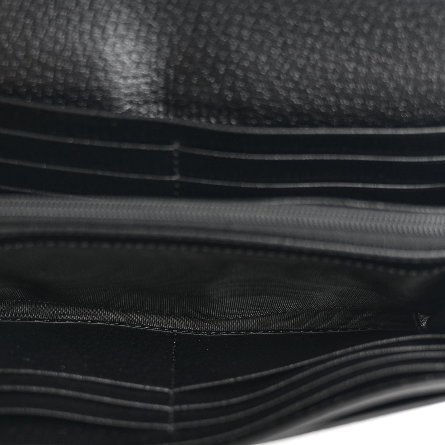 Gucci Calfskin Web Ophidia Continental Wallet Black 5 of 9