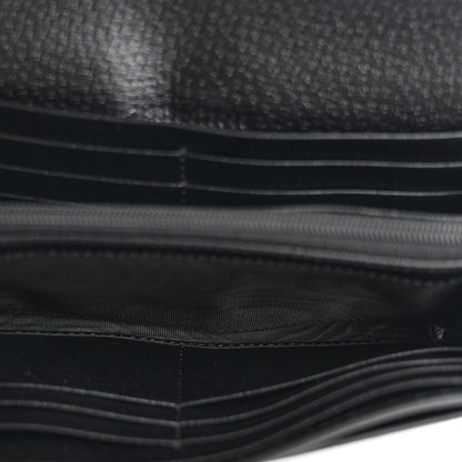 Gucci Calfskin Web Ophidia Continental Wallet Black 5 of 9