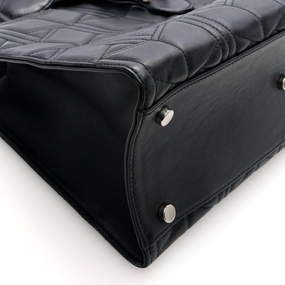 Gucci Calfskin Web Quilted Large Dionysus Tote Bag Black 7 of 8