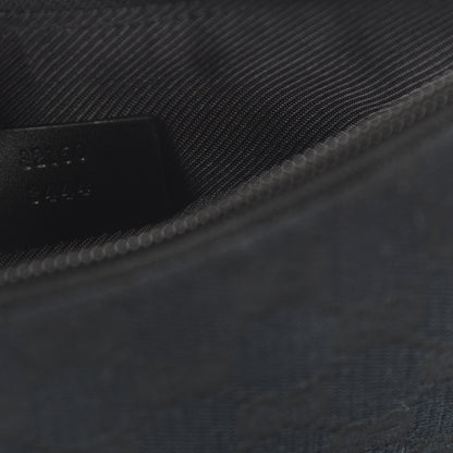 Gucci Denim Monogram Pochette Black 9 of 10