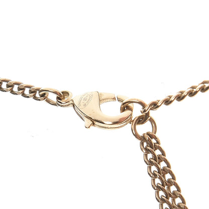 Chanel Crystal Enamel CC Necklace Light Gold 5 of 6