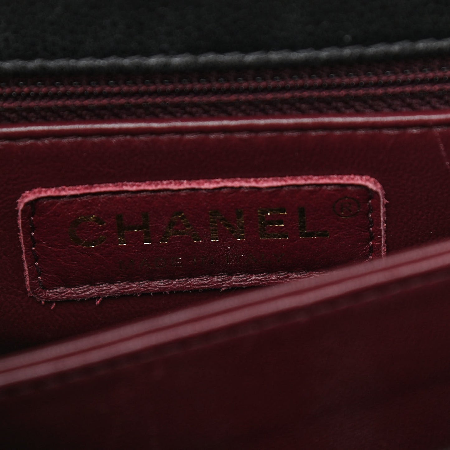 Caviar Quilted Mini Coco Handle Flap Black