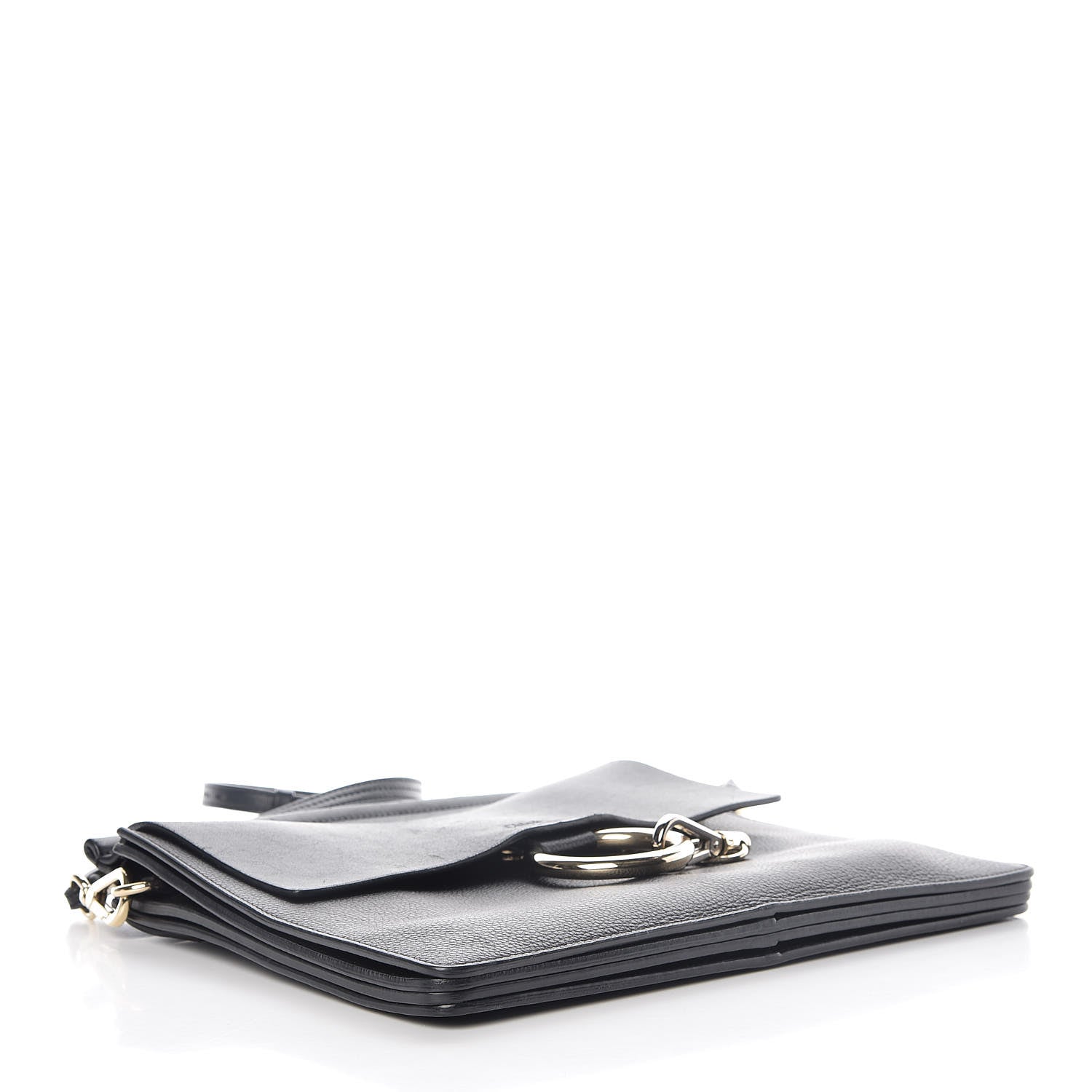 Chloe Calfskin Medium Faye Shoulder Bag Black 4 of 13