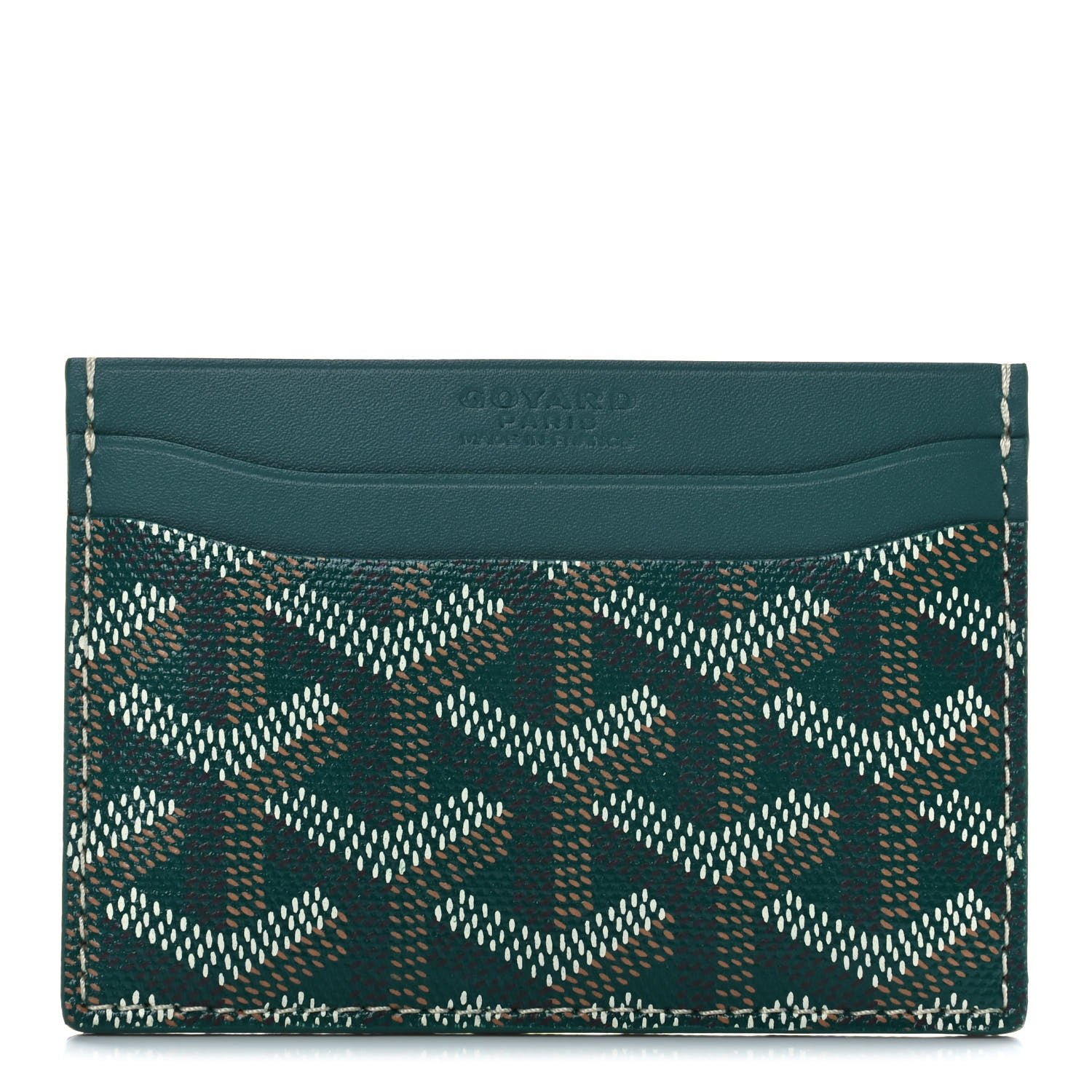 Goyard Goyardine Saint Sulpice Card Holder Green 1 of 7
