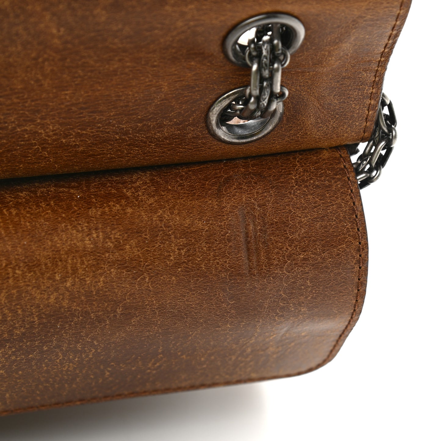Aged Calfskin Quilted 2.55 Reissue 226 Flap Light Brown