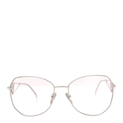 Prada Metal Symbole Triangle Logo Sunglasses SPR57Y Pink 2 of 9