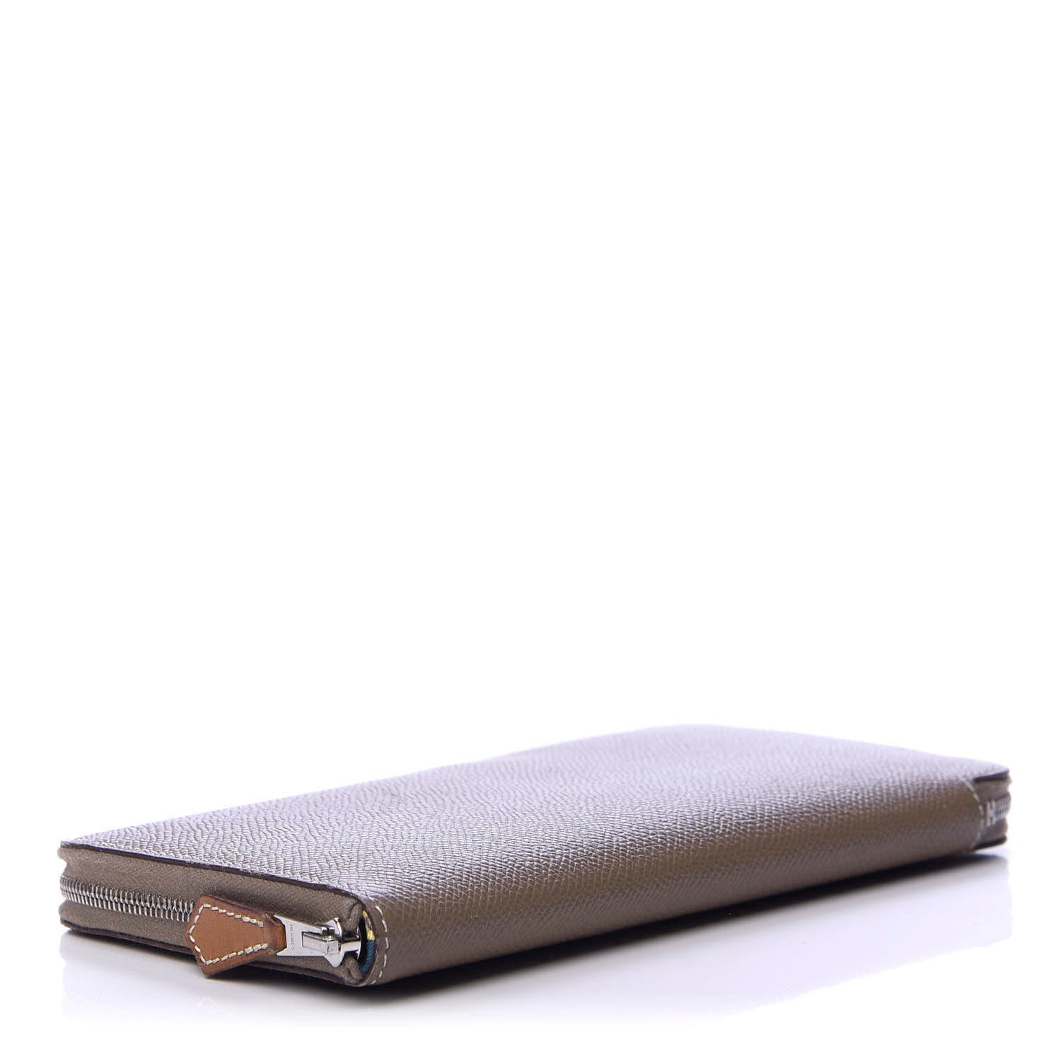 Hermes Epsom Silk'in Wallet Etoupe 4 of 9