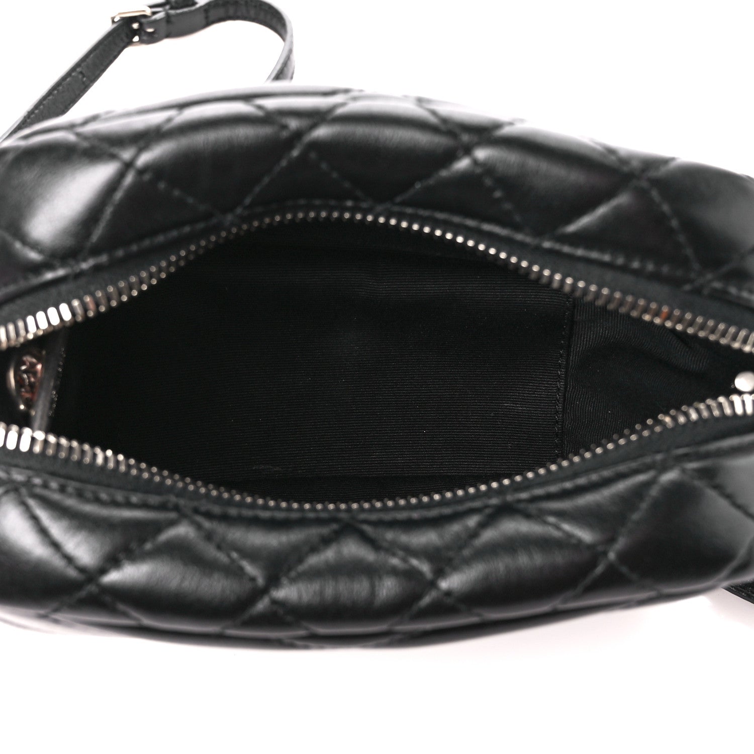 Saint Laurent Calfskin Y Quilted Monogram Mini Loulou Bowling Bag Black 5 of 11