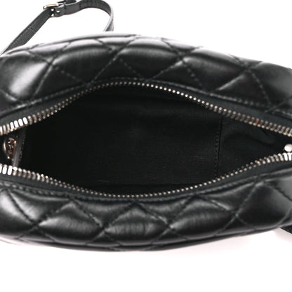 Saint Laurent Calfskin Y Quilted Monogram Mini Loulou Bowling Bag Black 5 of 11