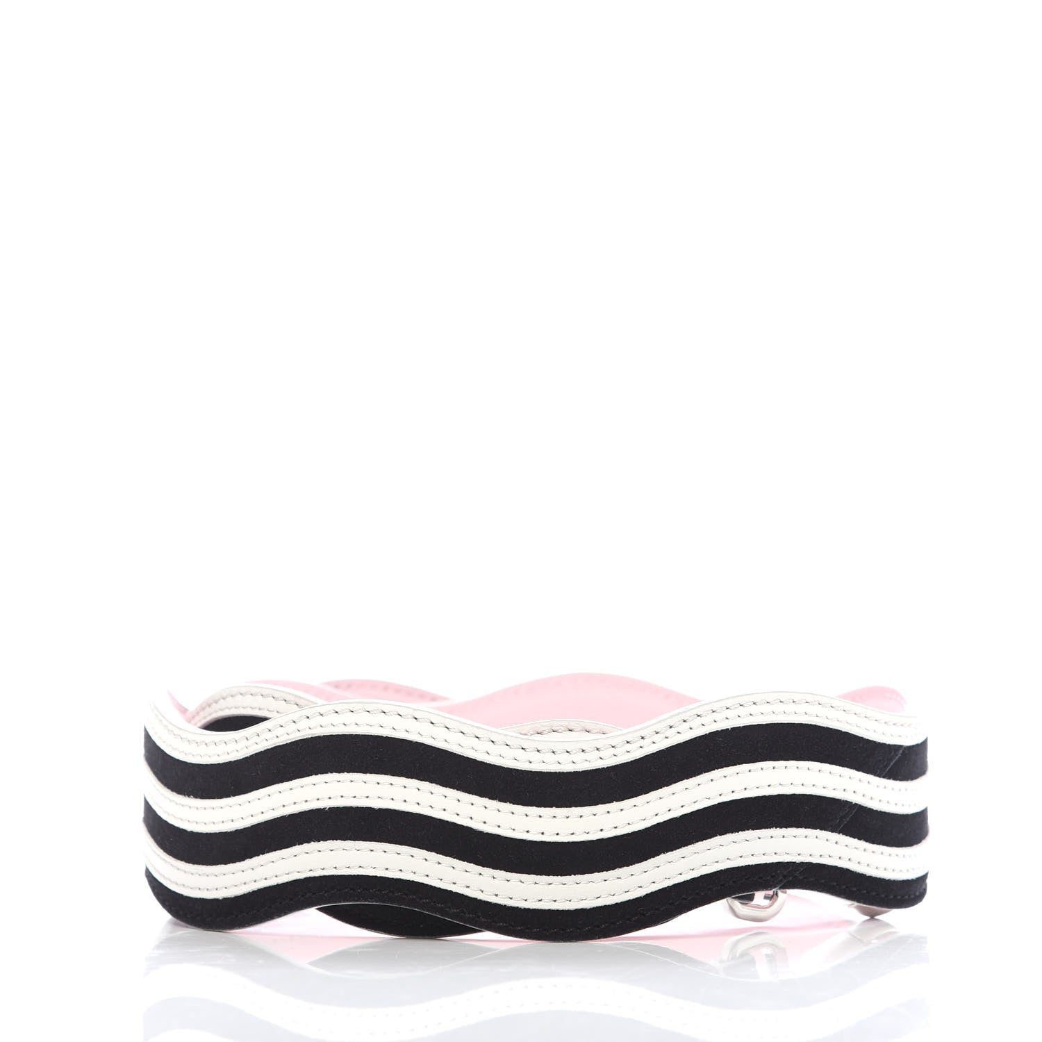 Fendi Suede Calfskin Waves Strap You Black 2 of 4