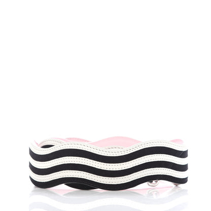 Fendi Suede Calfskin Waves Strap You Black 2 of 4