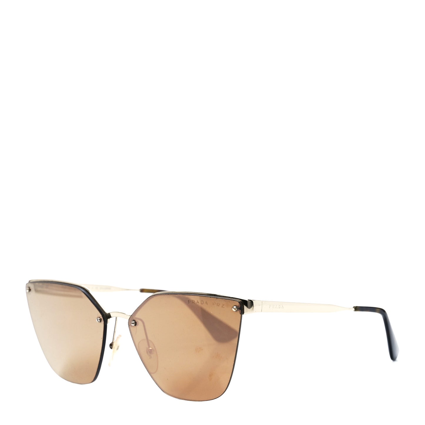 Polarized Cat Eye Sunglasses SPR 68T Gold