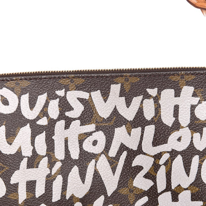 Louis Vuitton Monogram Graffiti Pochette Accessories Silver 11 of 13