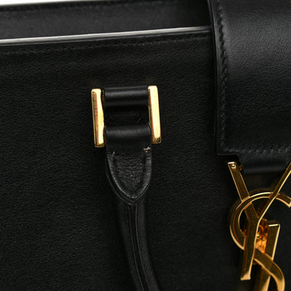 Saint Laurent Calfskin Monogram Baby Cabas Black 10 of 11