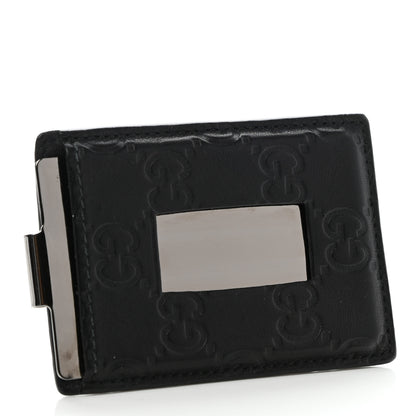 Gucci Guccissima Money Clip Black 3 of 7