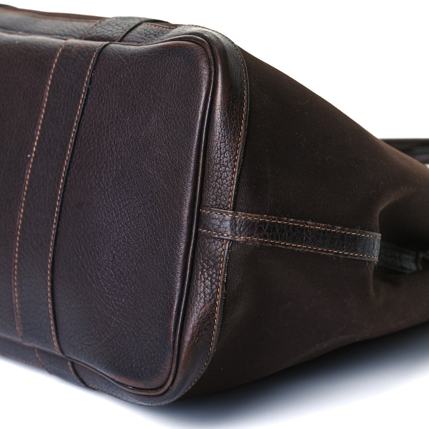 Hermes Toile Negonda Garden Party Tote 36 MM Chocolate 8 of 15