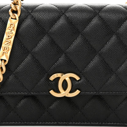 Chanel Caviar Quilted Mini Bracelet On Chain Wallet On Chain WOC Black 9 of 12