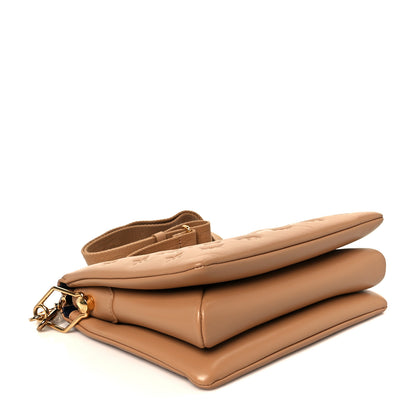 Louis Vuitton Lambskin Embossed Monogram Coussin PM Camel 4 of 11