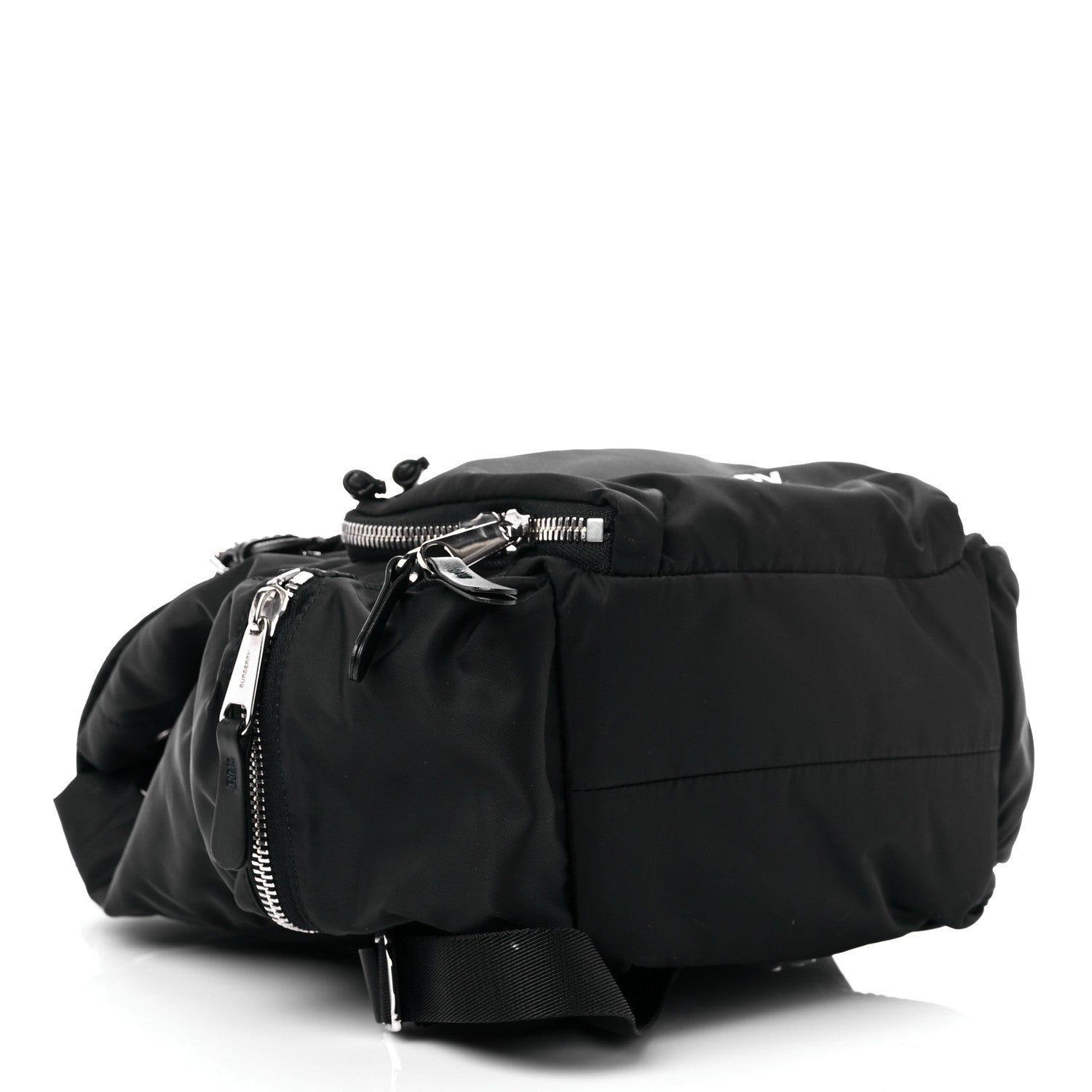 Burberry Nylon Logo Print Medium Rucksack Backpack Black 3 of 8