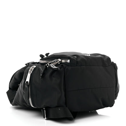 Burberry Nylon Logo Print Medium Rucksack Backpack Black 3 of 8
