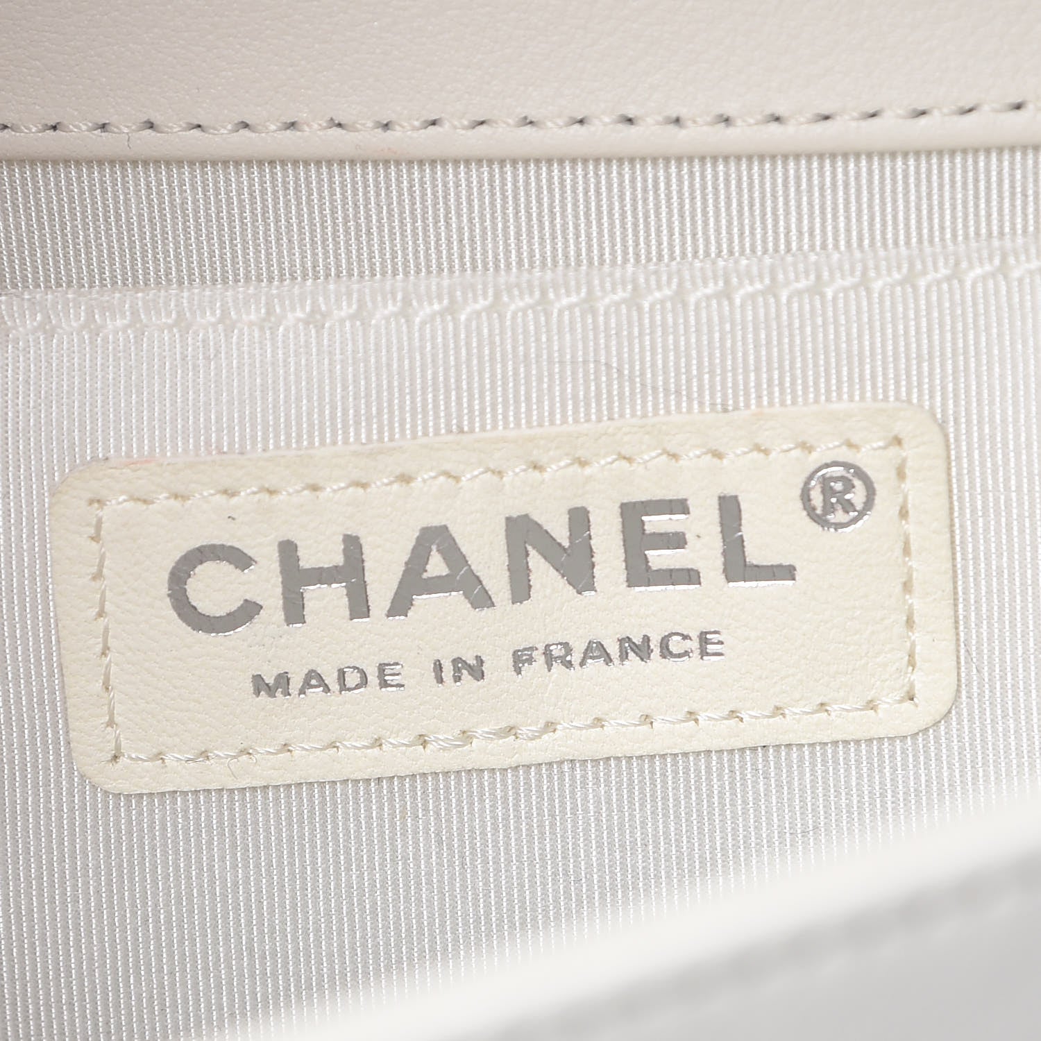 Chanel Calfskin Quilted Medium Boy Flap White 6 of 9