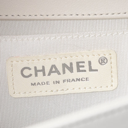 Chanel Calfskin Quilted Medium Boy Flap White 6 of 9
