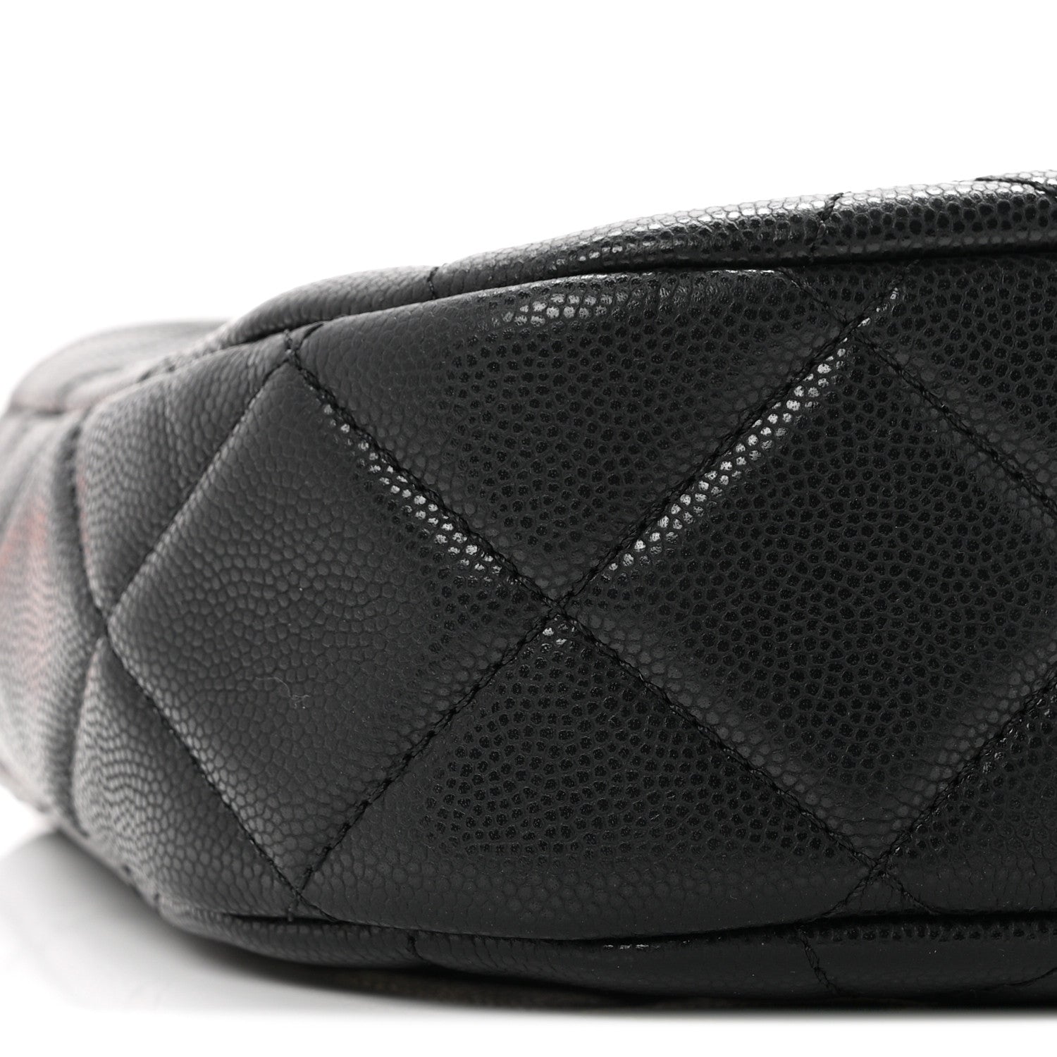 Chanel Caviar Quilted Triple Chain Hobo Black 9 of 10