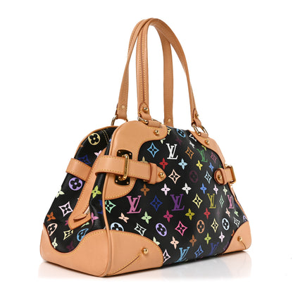 Louis Vuitton Monogram Multicolor Claudia Black 3 of 9
