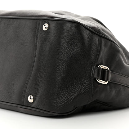 Prada Vitello Daino Tote Black 10 of 17