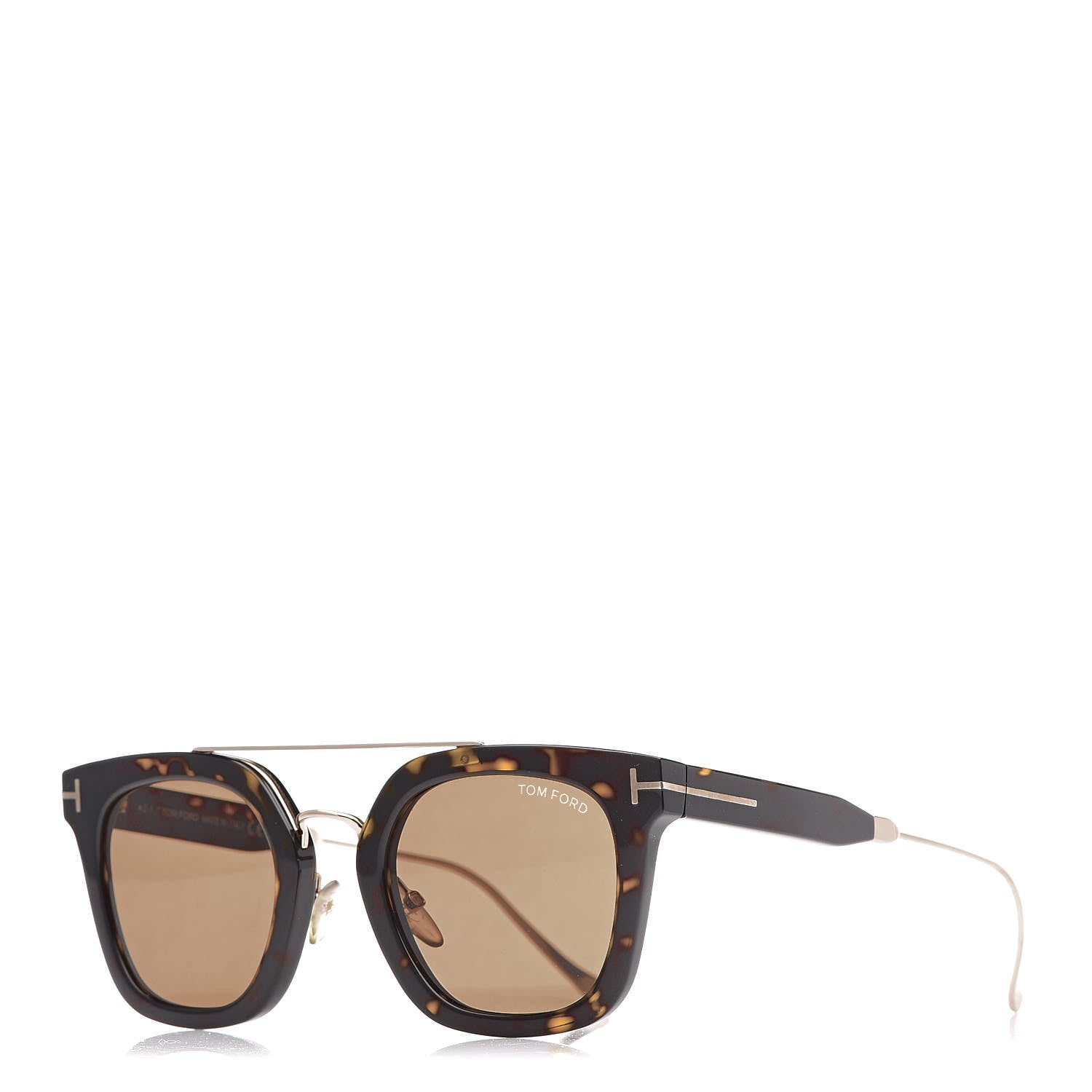 Tom Ford Alex Squared Sunglasses TF541 Tortoise 1 of 9