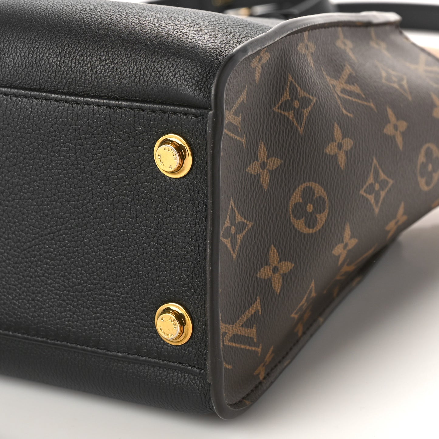 Calfskin Monogram On My Side Black