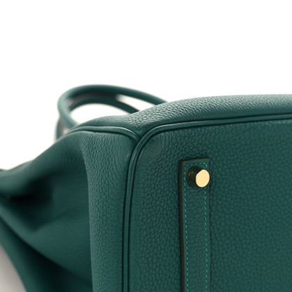 Hermes Togo Birkin 35 Malachite 9 of 12