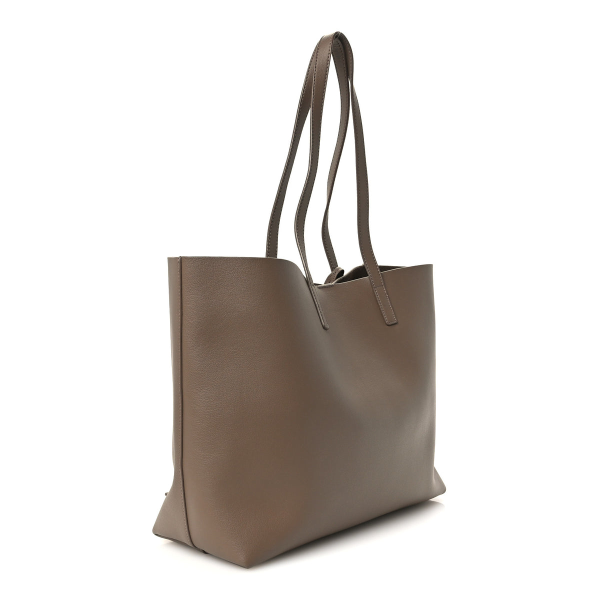 Calfskin Large Shopping Tote Taupe