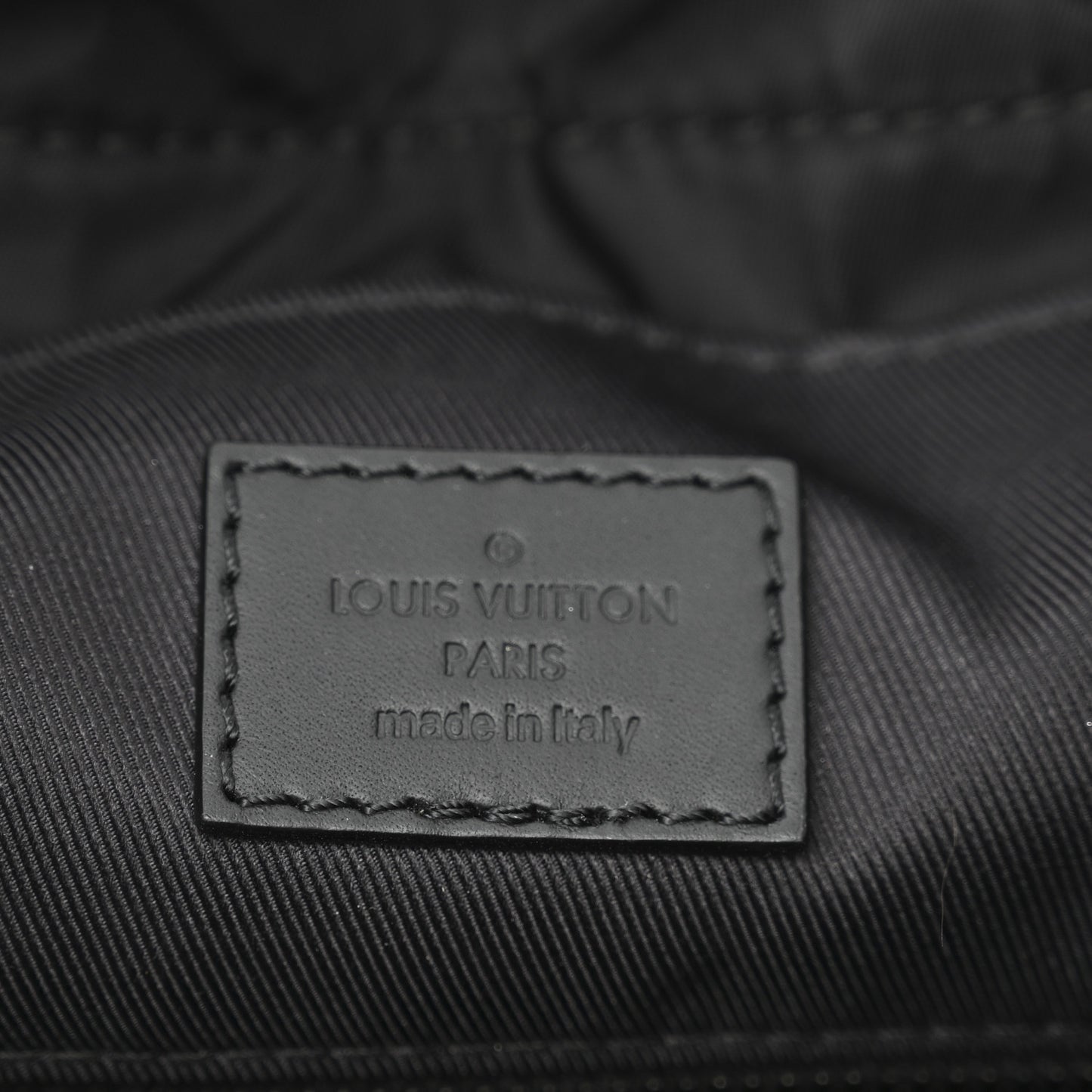 Calfskin Monogram Shadow Discovery Backpack Black