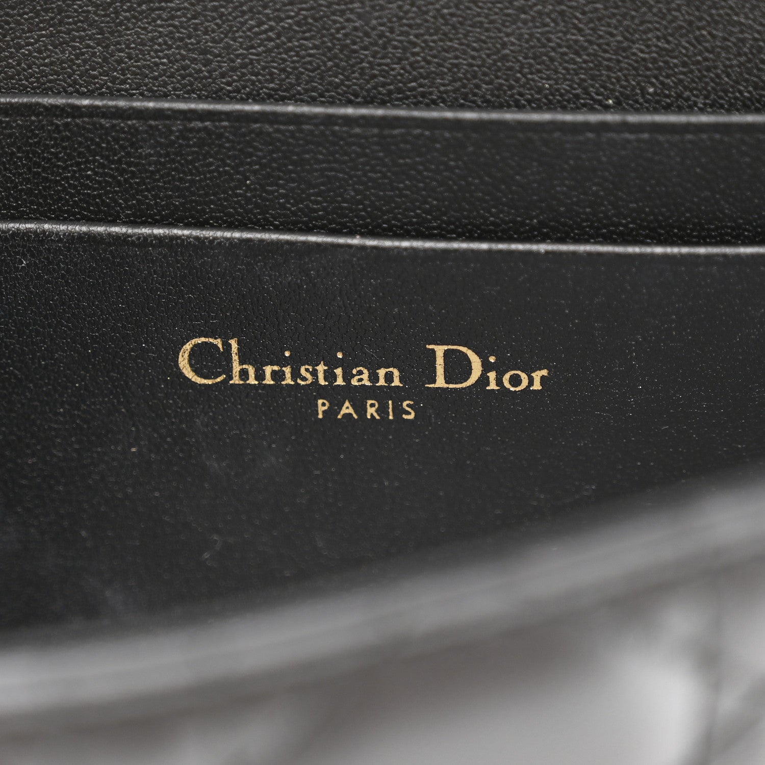 Christian Dior Lambskin Cannage Dior Talk Phone Pouch Black 6 of 10