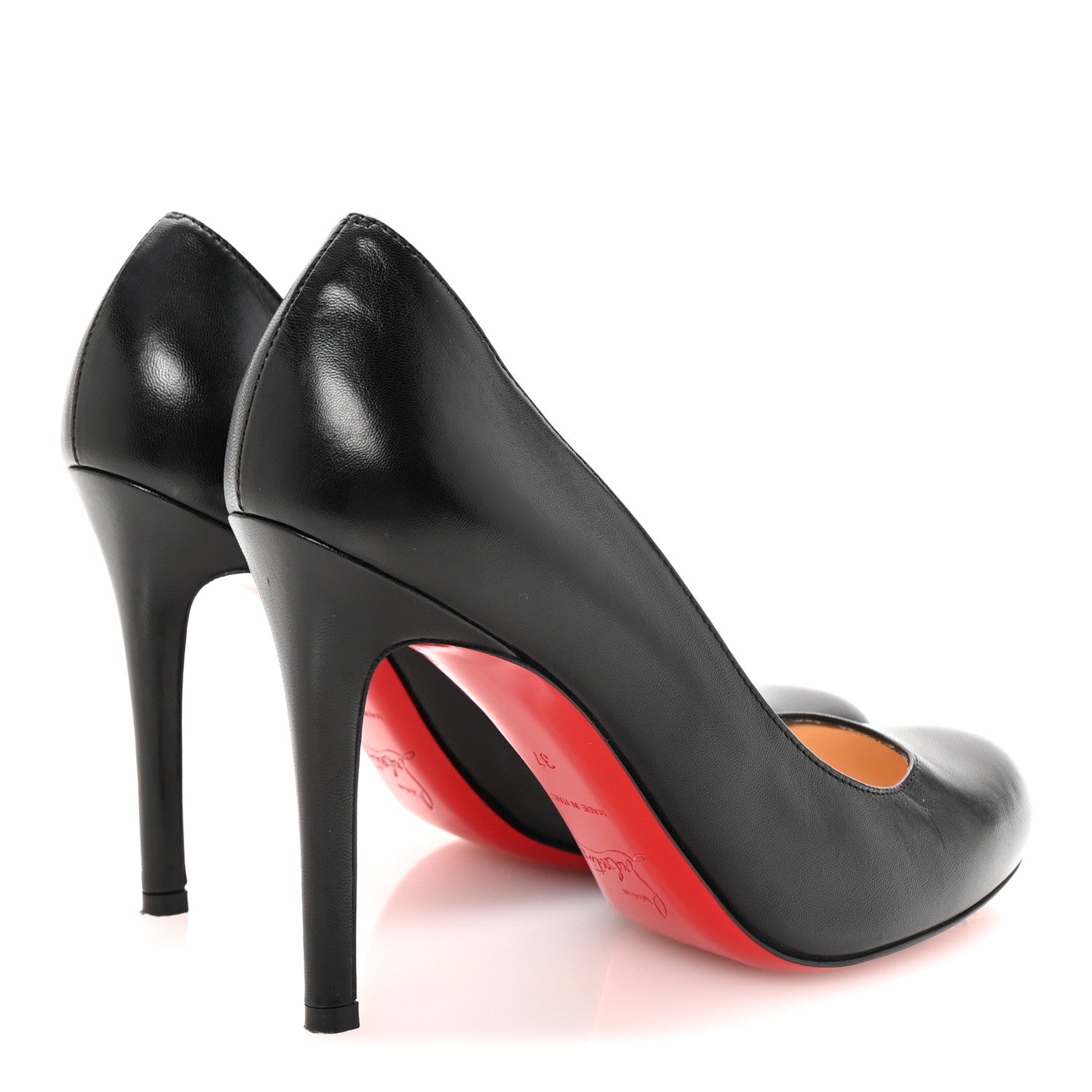 Christian Louboutin Kid Simple 100 Pumps 37 Black 5 of 9