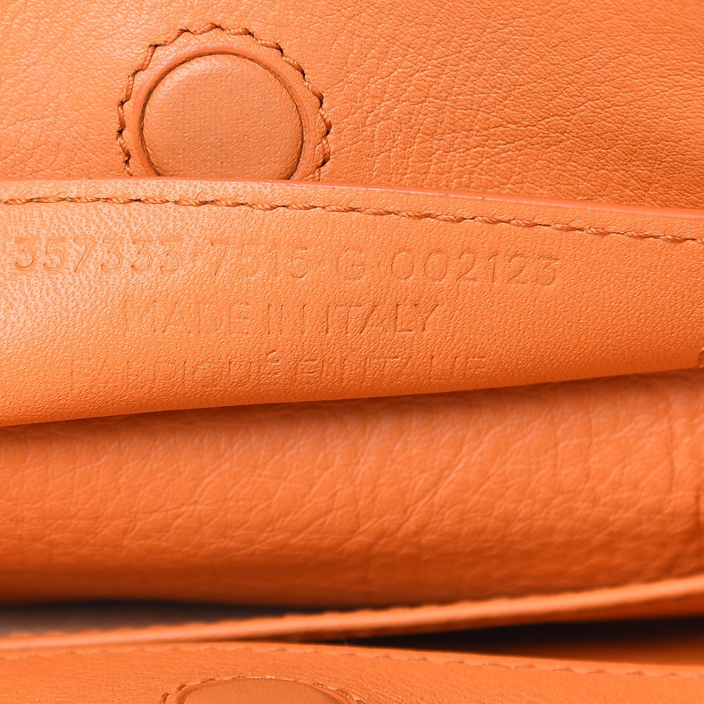 Calfskin Papier Mini A4 Zip Around Tote Orange