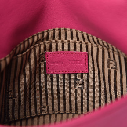 Fendi Vitello Flamingo Fendista Pouchette Crossbody Lampone 6 of 19