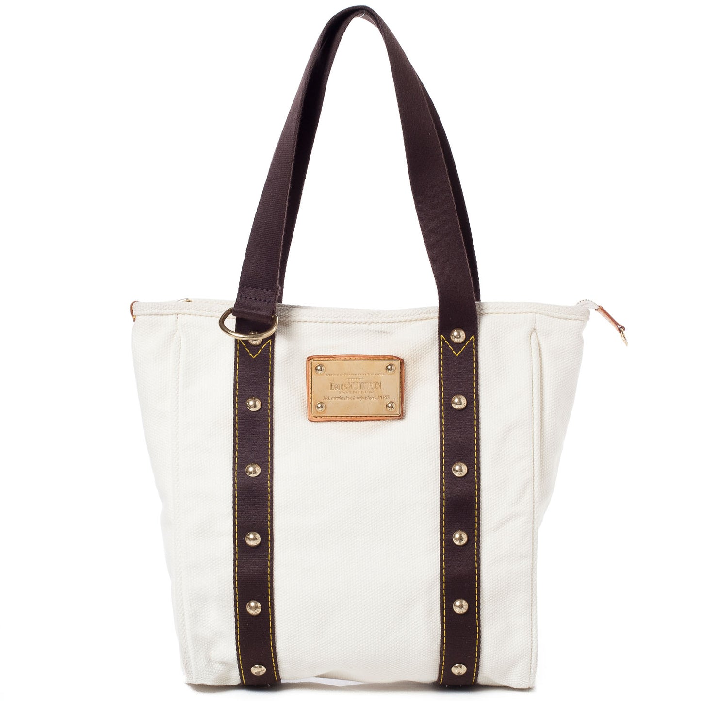 Toile Antigua Cabas MM Tote White
