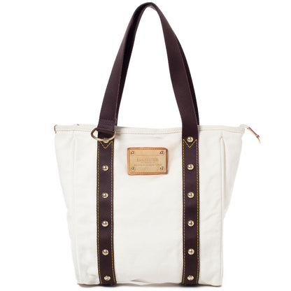 Louis Vuitton Toile Antigua Cabas MM Tote White 1 of 9