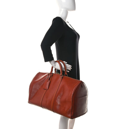 Louis Vuitton Epi Keepall 60 Kenyan Fawn 2 of 35
