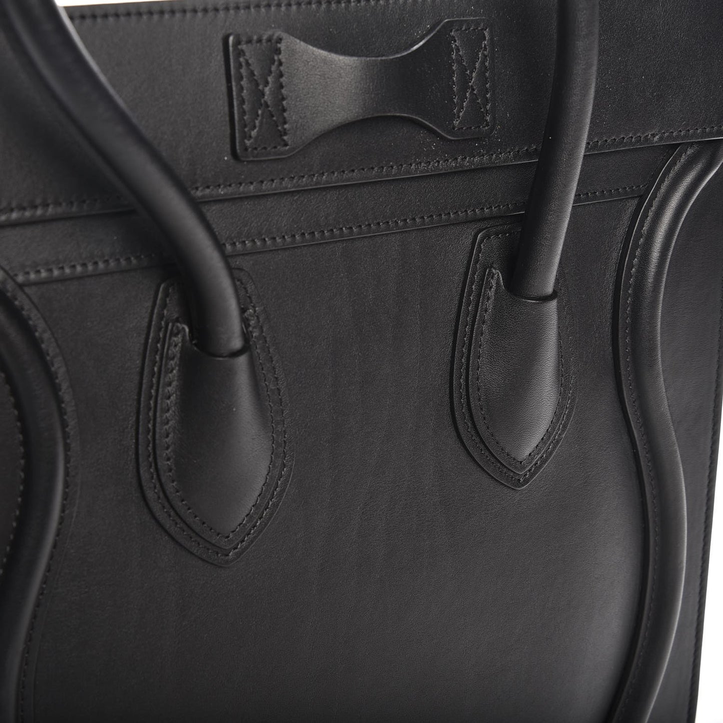Smooth Calfskin Micro Luggage Black