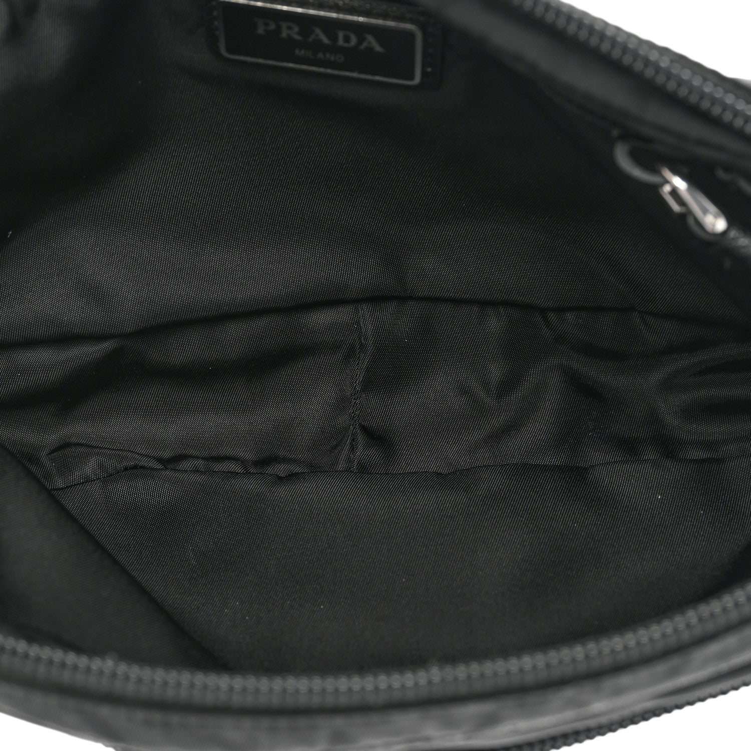 Prada Re-Nylon Saffiano Belt Bag L Black 6 of 11