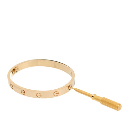 Cartier 18K Yellow Gold LOVE Bracelet 16 3 of 6