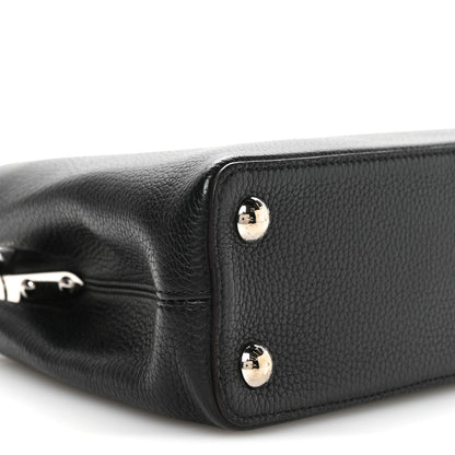 Louis Vuitton Taurillon Capucines BB Black Fuchsia 9 of 11