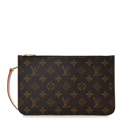 Louis Vuitton Monogram Neverfull MM GM Pochette 1 of 9