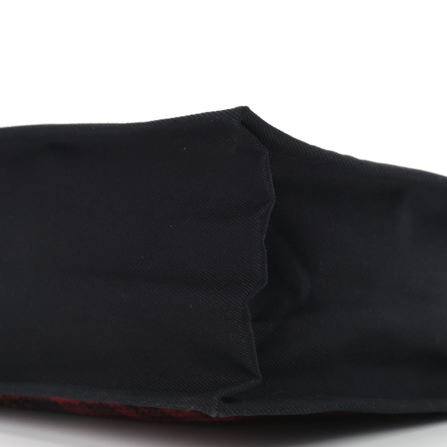 Saint Laurent Wool Tartan Rive Gauche Noe Tote Red Black 9 of 9