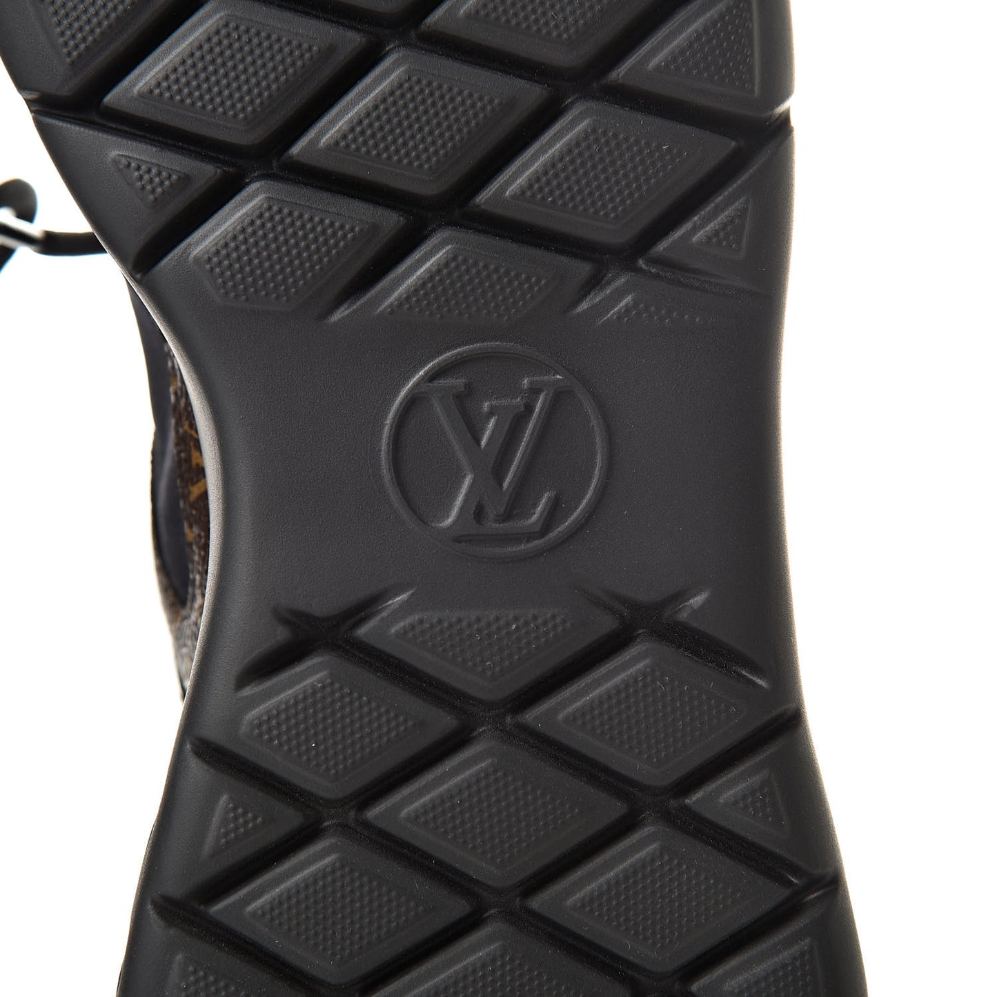Technical Nylon Monogram Rubber Aftergame Sneakers 38 Black
