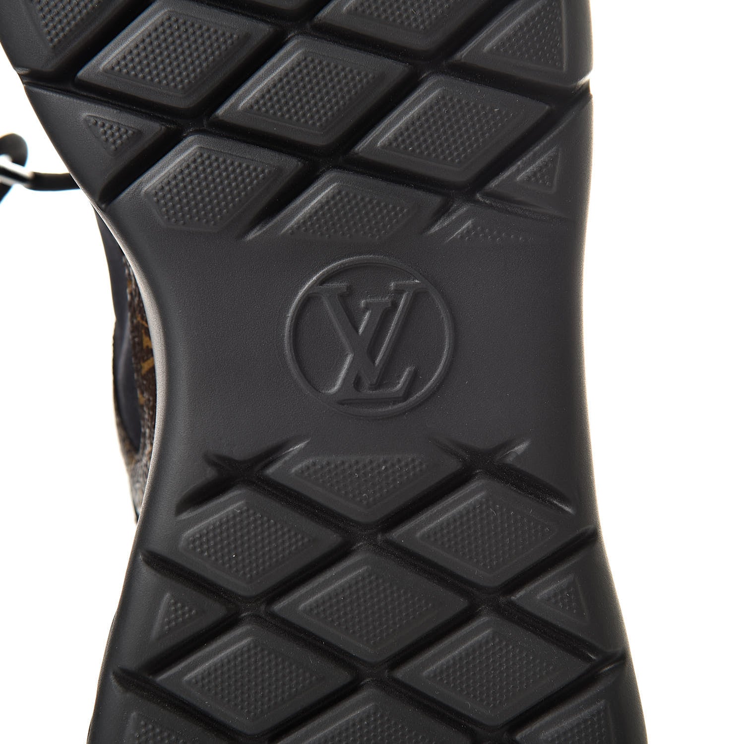 Louis Vuitton Technical Nylon Monogram Rubber Aftergame Sneakers 38 Black 6 of 9